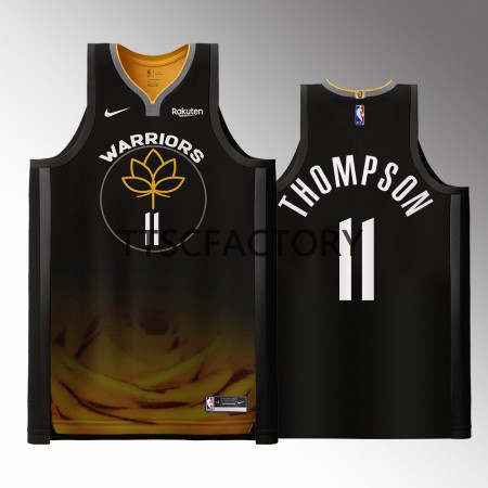 Muške NBA Dres Golden State Warriors Klay Thompson 11 Nike 2022-23 City Edition Crno Swingman
